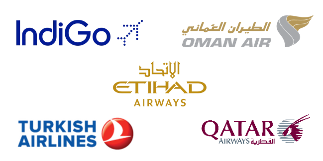 Umroh pesawat indigo atau qatar atau etihad