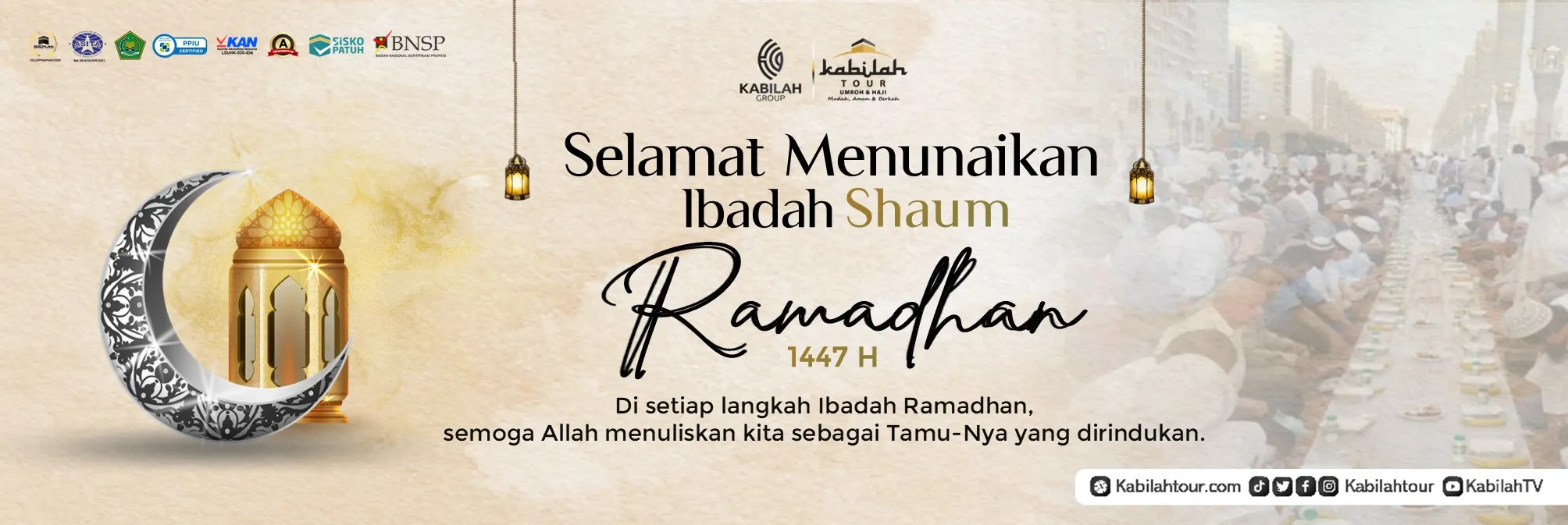 Selamat Menunaikan Ibadah Puasa 1447 Hijriyah